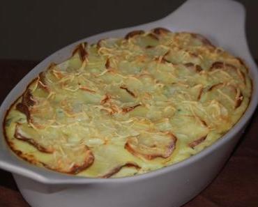 Gratin aux courgettes et pommes de terre à la ricotta