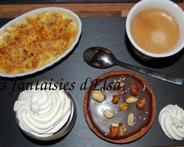 Crème brûlée à la pêche