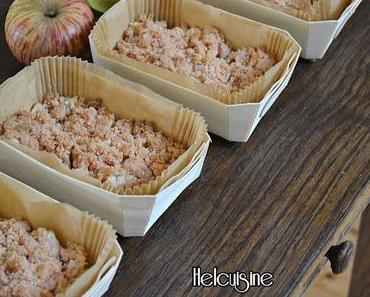 Crumble pommes, amandes et poudre de macarons