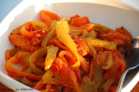 Chakchouka - Salade de poivrons cuits