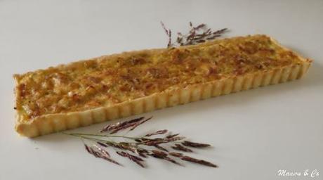 Tarte à l’oignon, à la moutarde et au gruyère