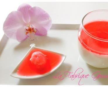 Panna Cotta Coco - Litchis #OctobreRose