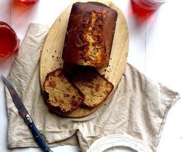 Cake kaki et pétillant à la fraise de Glisolles