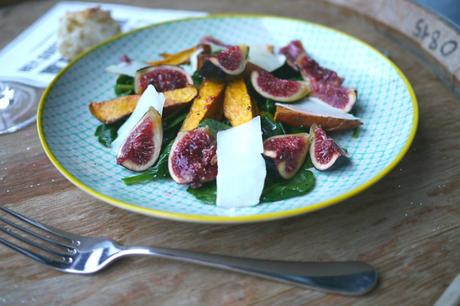 Salade de patates douces et figues