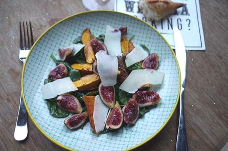 Salade de patates douces et figues