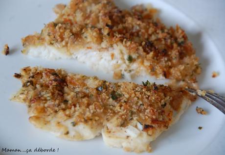 Filet de limande en crôute d'échalotes et citron