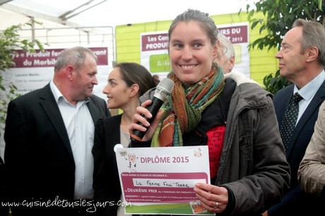 2ème Prix : La confiture de framboise produite de La Ferme Frui'Terre - Nostang