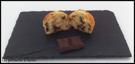 Muffins noix de coco aux pépites de chocolat