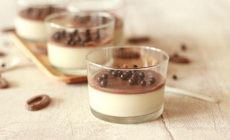 Panna Cotta et sauce chocolat Jivara