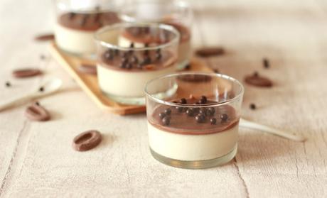 Panna Cotta et sauce chocolat Jivara