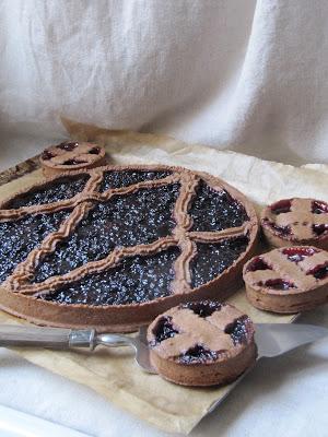 Tarte de Linz à la mûre sauvage