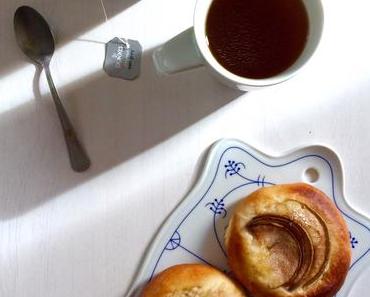 Brioches aux blancs d’œufs et poires