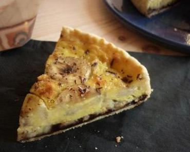 Tarte bananes chocolat