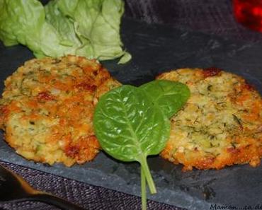 Galette courgette, lentille corail et chorizo