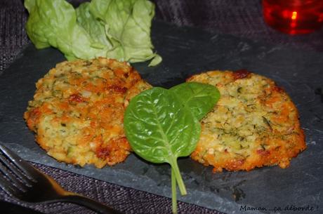 Galette courgette, lentille corail et chorizo