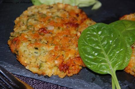 Galette courgette, lentille corail et chorizo