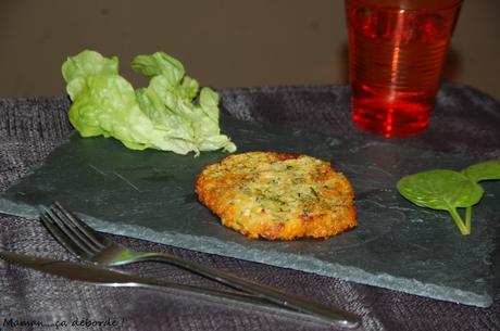 Galette courgette, lentille corail et chorizo