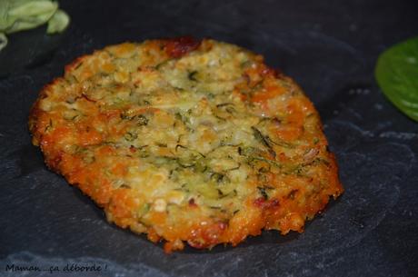 Galette courgette, lentille corail et chorizo