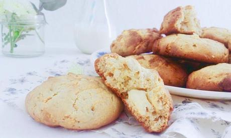 Cookies vegan à l’huile d’olive et au chocolat blanc