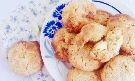 Cookies vegan à l’huile d’olive et au chocolat blanc