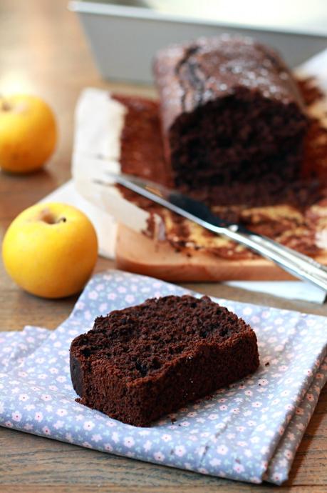 Cake au chocolat allégé {sans gluten – sans lactose – sans sucre}