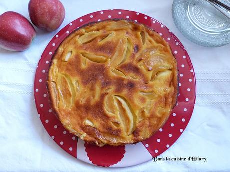 Gâteau fondant aux pommes caramélisées / Caramelized apple fondant