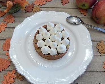 Tartelettes aux pommes, spéculoos et mousse de mascarpone vanillée / Mini Apple & speculoos pie and its vanilla mascarpone mousse