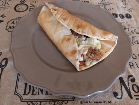 Shawarma au poulet / Chicken shawarma