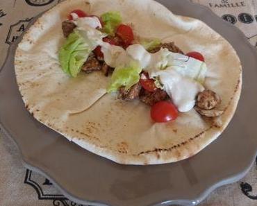 Shawarma au poulet / Chicken shawarma