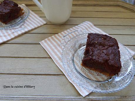 Brookies au chocolat et chocolat praliné / Dark chocolate and praline chocolate brookie