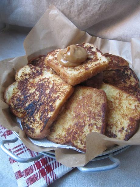 Brioche perdue à la confiture de lait