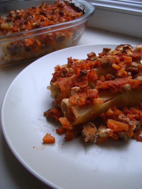 Cannelloni farcis à la Grecque.