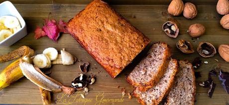 Banana Bread aux Noix et Éclats de Chocolat