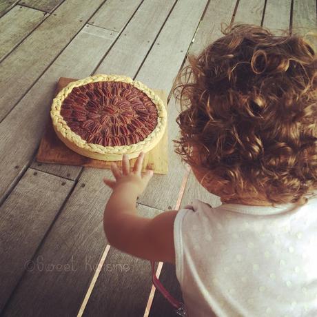 sweet kwisine, noix de pécan, pecan pie, tarte, golden syrup, végétarien, cuisine antillaise