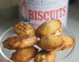 Madeleines nature et chocolat