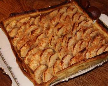 TARTE FINE D'AUTOMNE POMMES CHATAIGNES