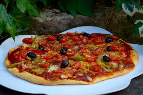 Pizza aux légumes