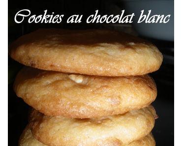 Cookies au chocolat blanc