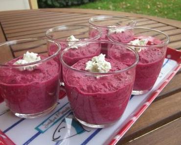 Mousse de betterave - ail & fines herbes