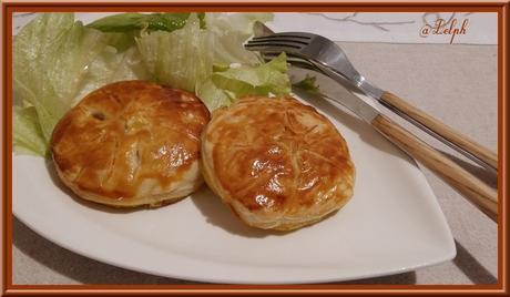 Tourtes feuilletées aux pommes de terre et mousserons 