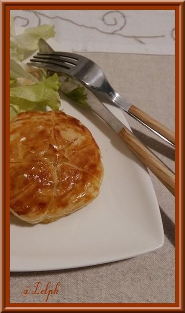 Tourtes feuilletées aux pommes de terre et mousserons 