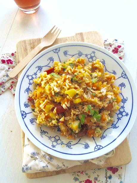 Pulao patate douce-pomme de terre {Concours Tilda}