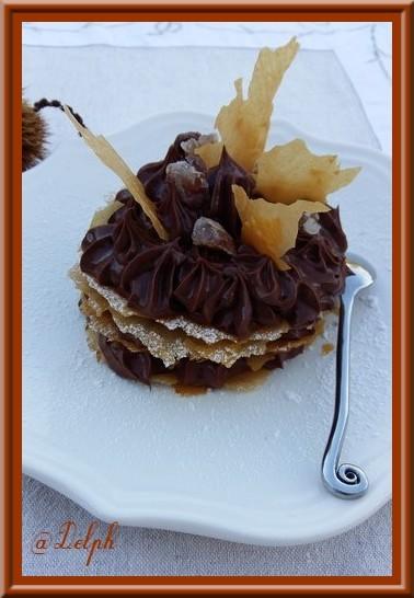 Mille-feuilles au chocolat...