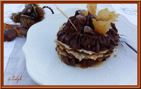 Mille-feuilles au chocolat...