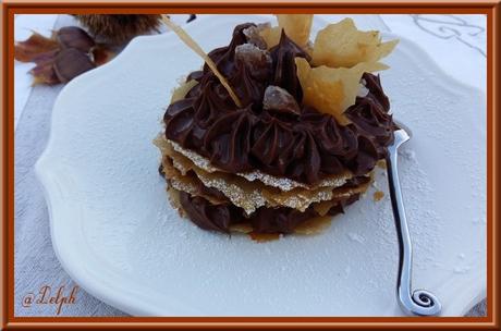 Mille-feuilles au chocolat...