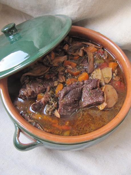 Boeuf  aux cèpes séchés