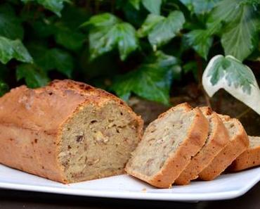 Cake à la banane et aux noix