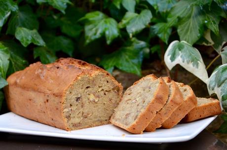 Cake à la banane et aux noix