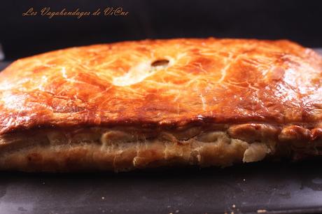 Tourte aux 2 saumons, pommes de terre et poireaux