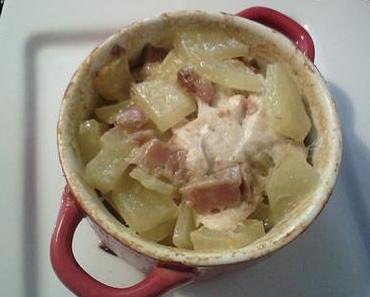 Cocotte de poulet au foie gras